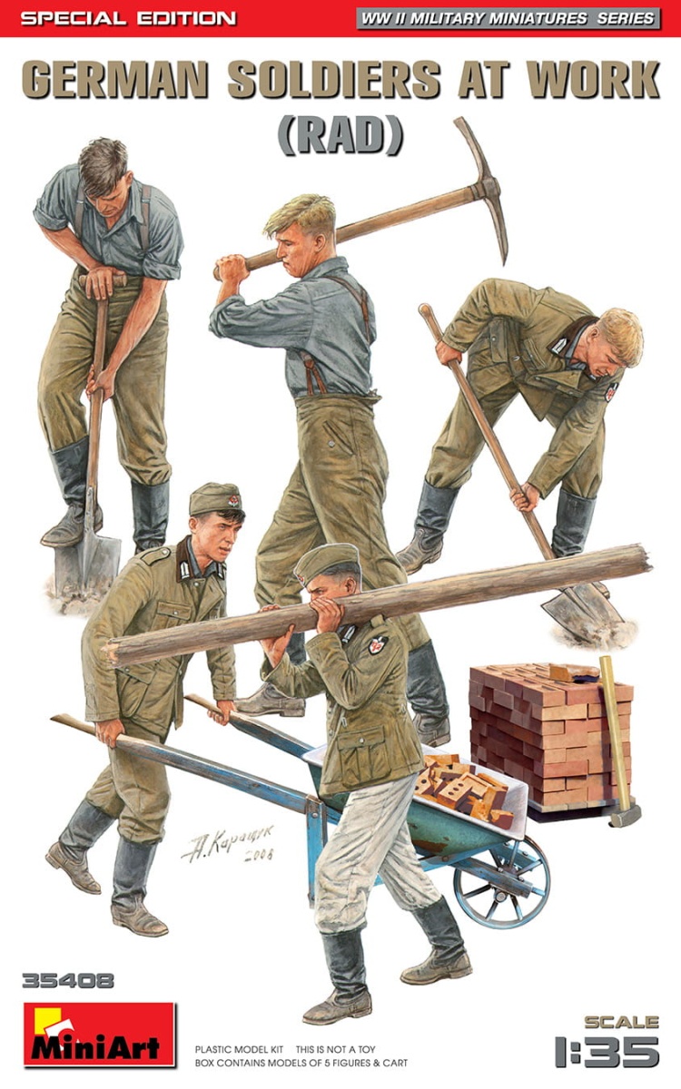 Zdjęcie główne produktu German Soldiers At Work (rad) Special Edition 1:35 MiniArt 35408