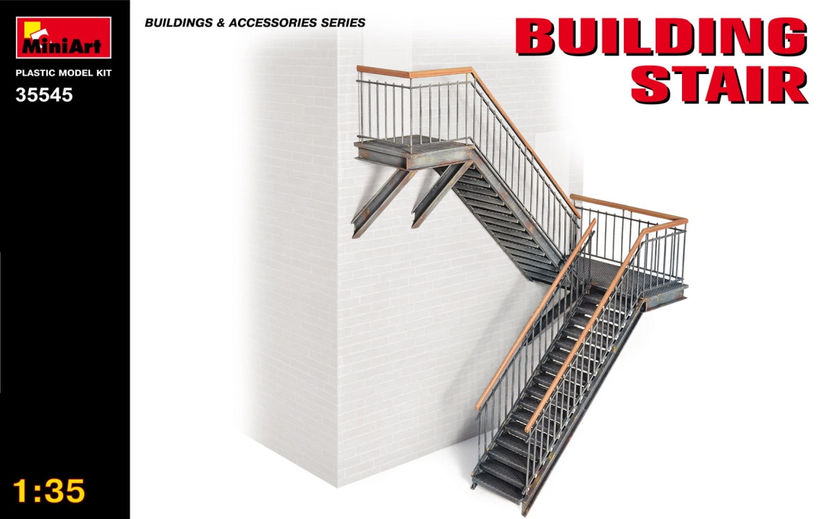 Zdjęcie główne produktu Building Stair 1:35 MiniArt 35545