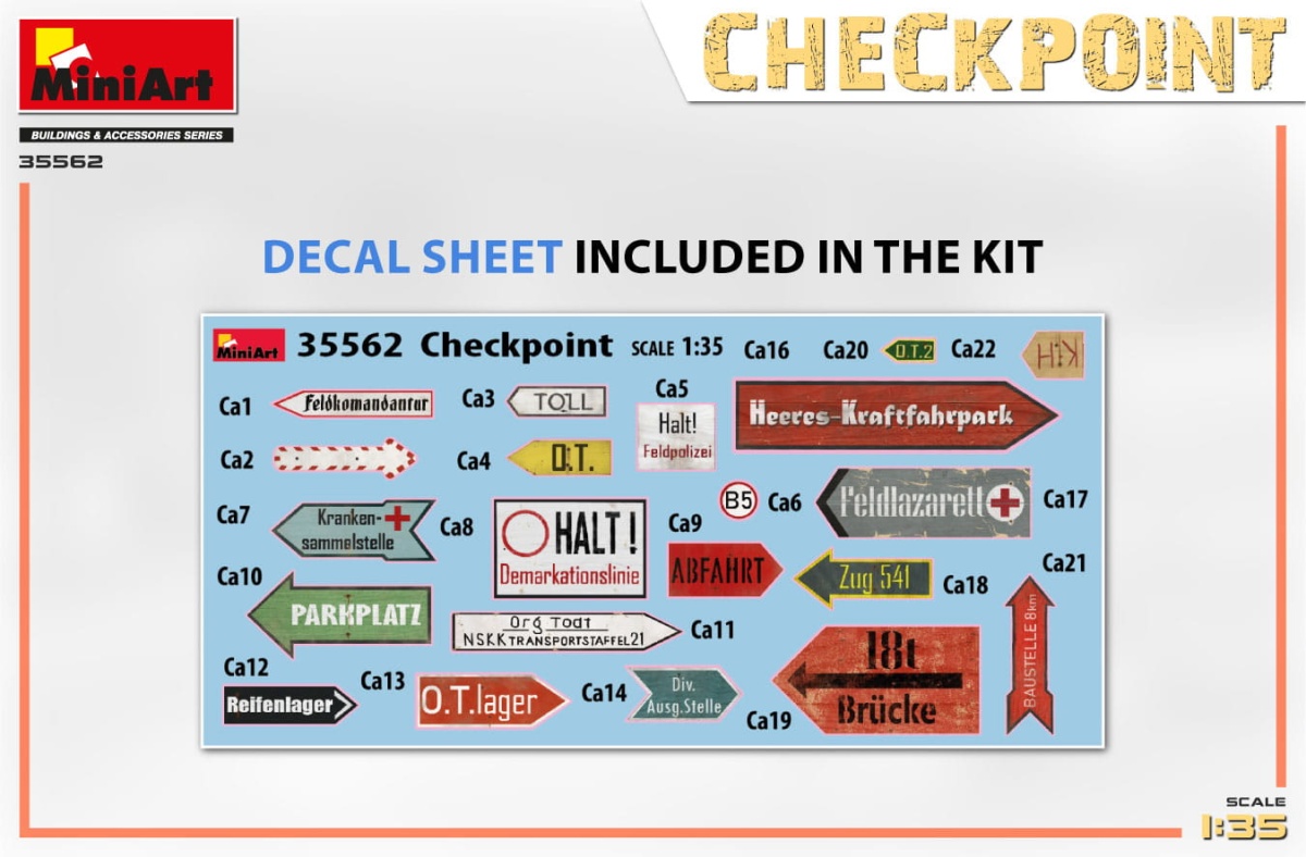 Zdjęcie dodatkowe produktu Checkpoint 1:35 MiniArt 35562