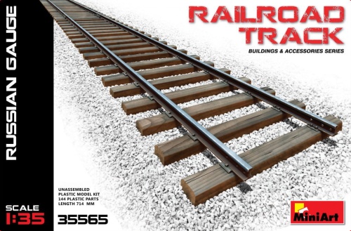 Railroad Track. Russian Gauge 1:35 MiniArt 35565