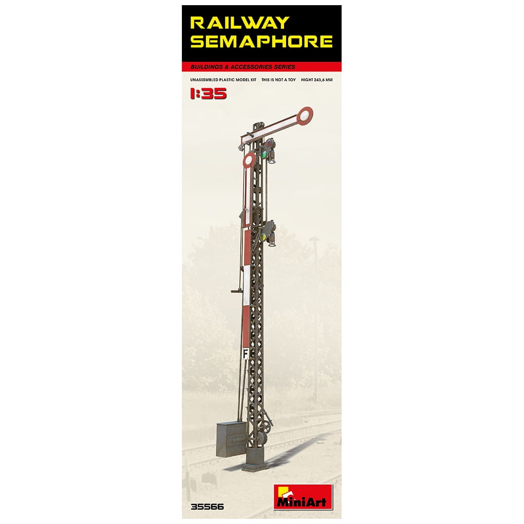 Zdjęcie główne produktu Railway Semaphore 1:35 MiniArt 35566