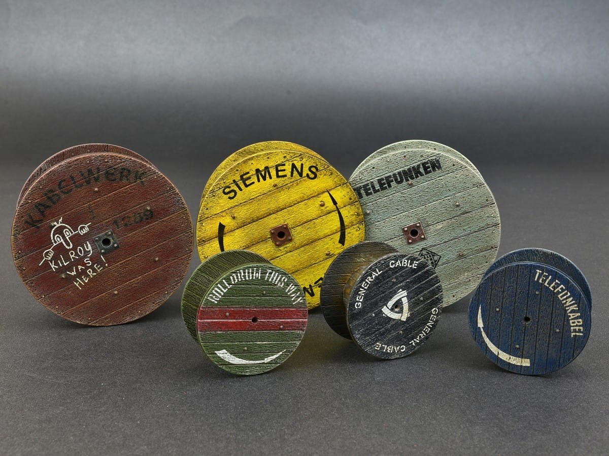 Zdjęcie dodatkowe produktu Cable Spools 1:35 MiniArt 35583