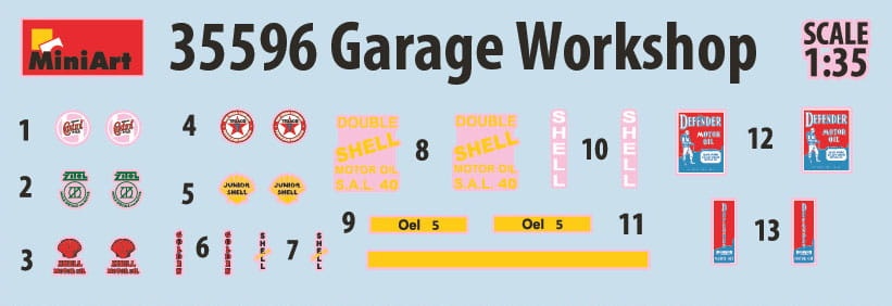 Zdjęcie dodatkowe produktu Garage Workshop 1:35 MiniArt 35596