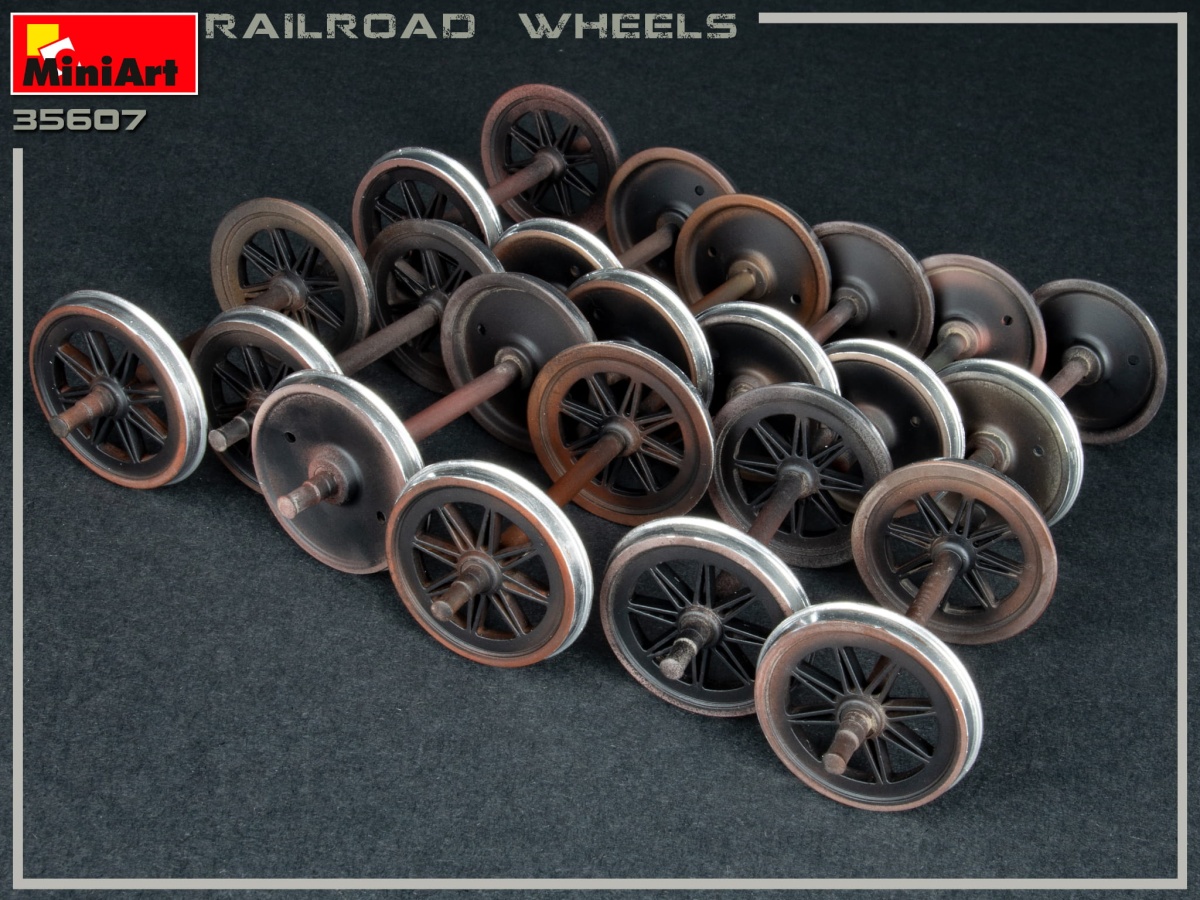 Zdjęcie dodatkowe produktu Railroad Wheels 1:35 MiniArt 35607