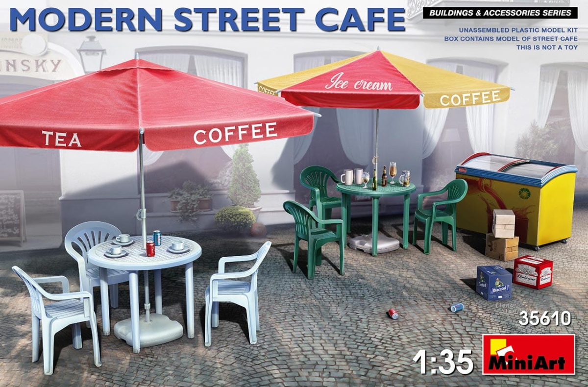 Zdjęcie główne produktu Modern Street Cafe 1:35 MiniArt 35610