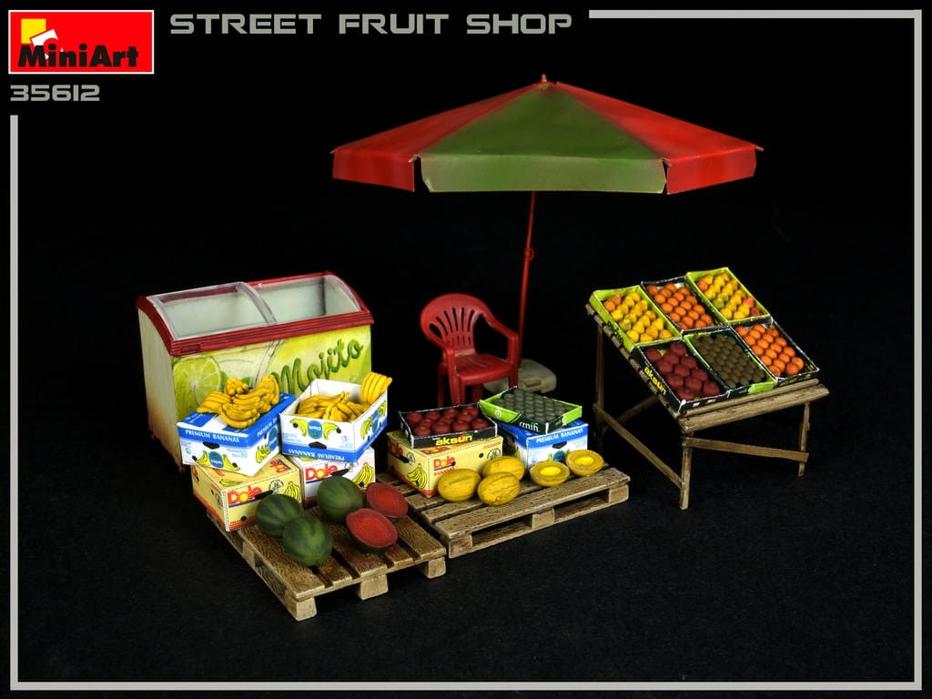 Zdjęcie dodatkowe produktu Street Fruit Shop 1:35 MiniArt 35612