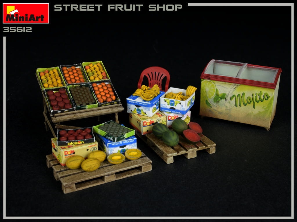 Zdjęcie dodatkowe produktu Street Fruit Shop 1:35 MiniArt 35612