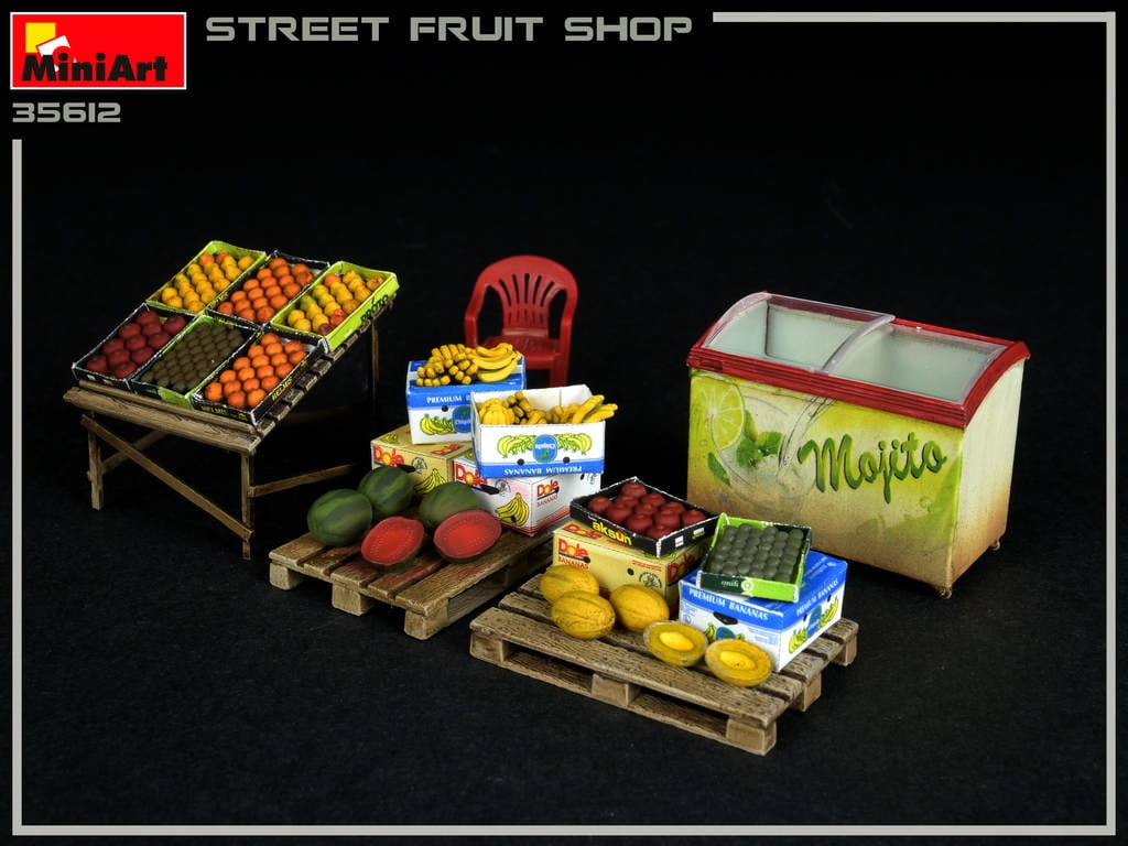 Zdjęcie dodatkowe produktu Street Fruit Shop 1:35 MiniArt 35612
