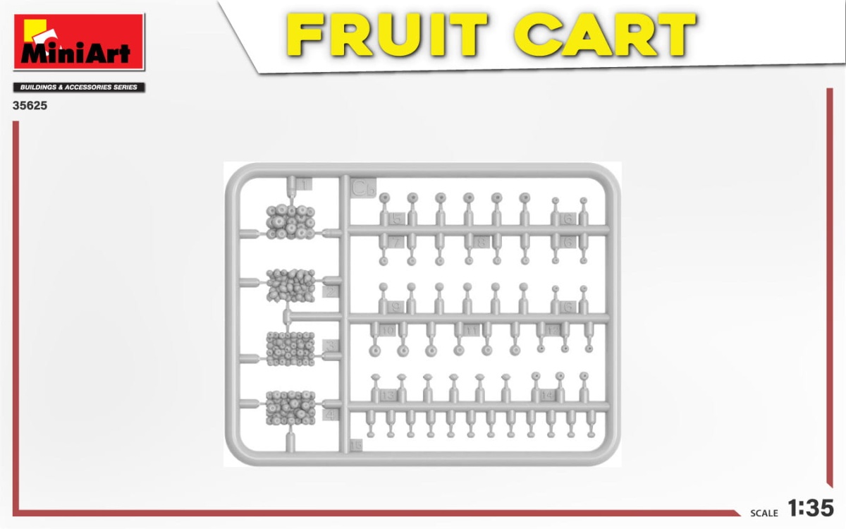 Zdjęcie dodatkowe produktu Fruit Cart 1:35 MiniArt 35625