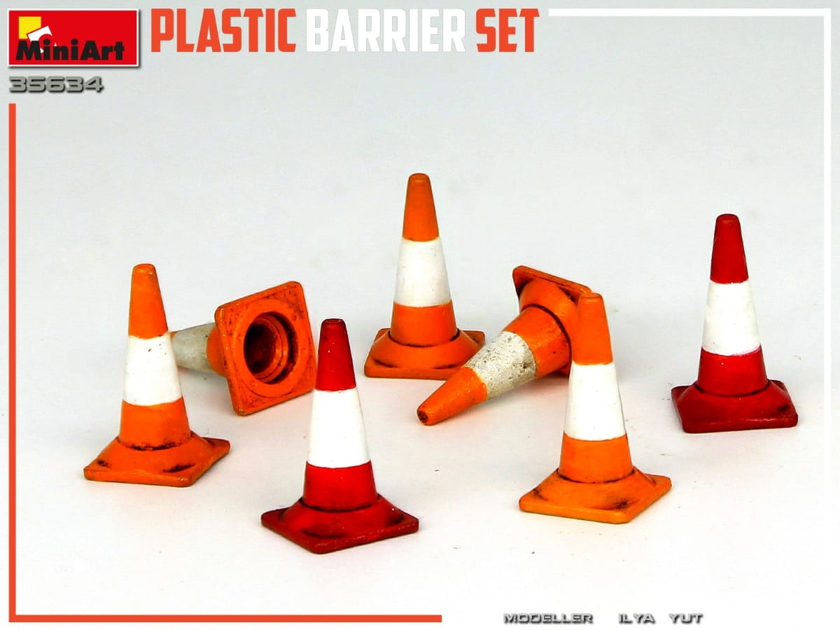 Zdjęcie dodatkowe produktu Plastic Barrier Set 1:35 MiniArt 35634