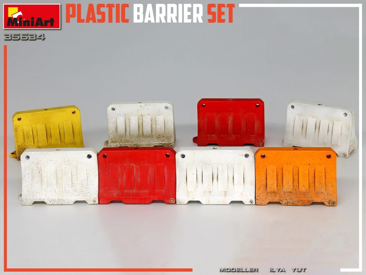 Zdjęcie dodatkowe produktu Plastic Barrier Set 1:35 MiniArt 35634