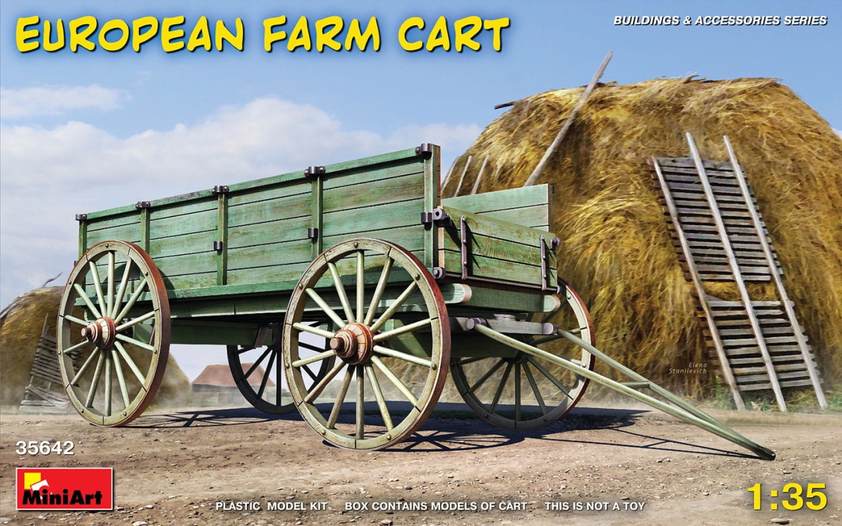 Zdjęcie główne produktu European Farm Cart 1:35 MiniArt 35642