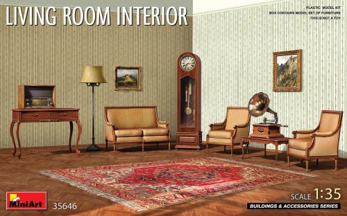 Living Room Interior 1:35 MiniArt 35646