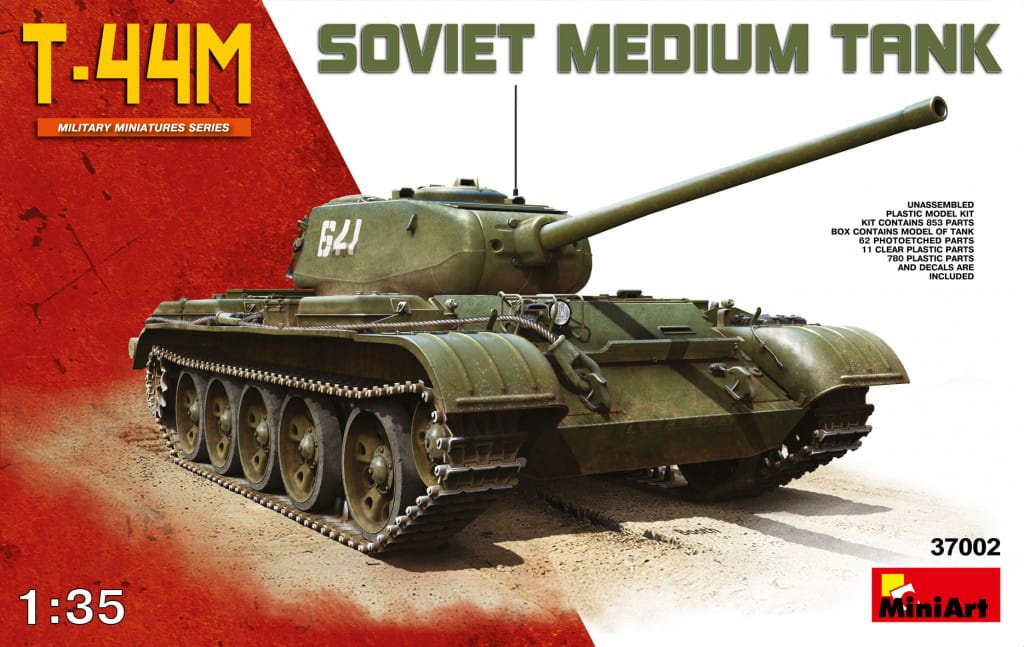 Zdjęcie główne produktu T-44M Soviet Medium Tank 1:35 MiniArt 37002