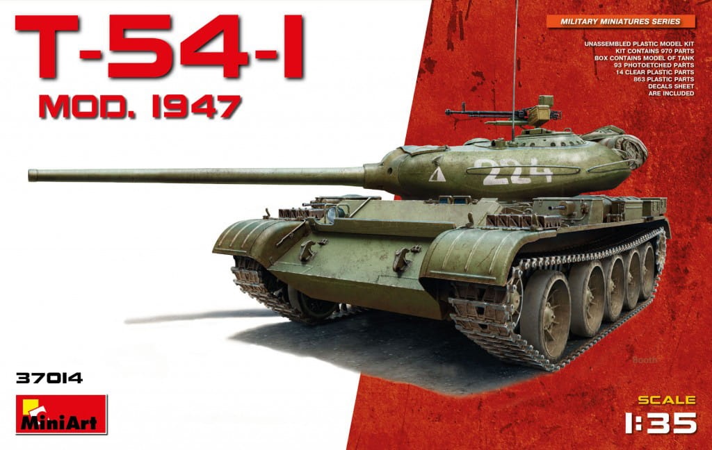 Zdjęcie główne produktu T-54-1 Soviet Medium Tank Mod. 1947 1:35 MiniArt 37014