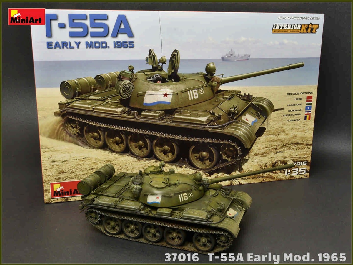 Zdjęcie dodatkowe produktu T-55a Early Mod. 1965. Interior Kit 1:35 MiniArt 37016
