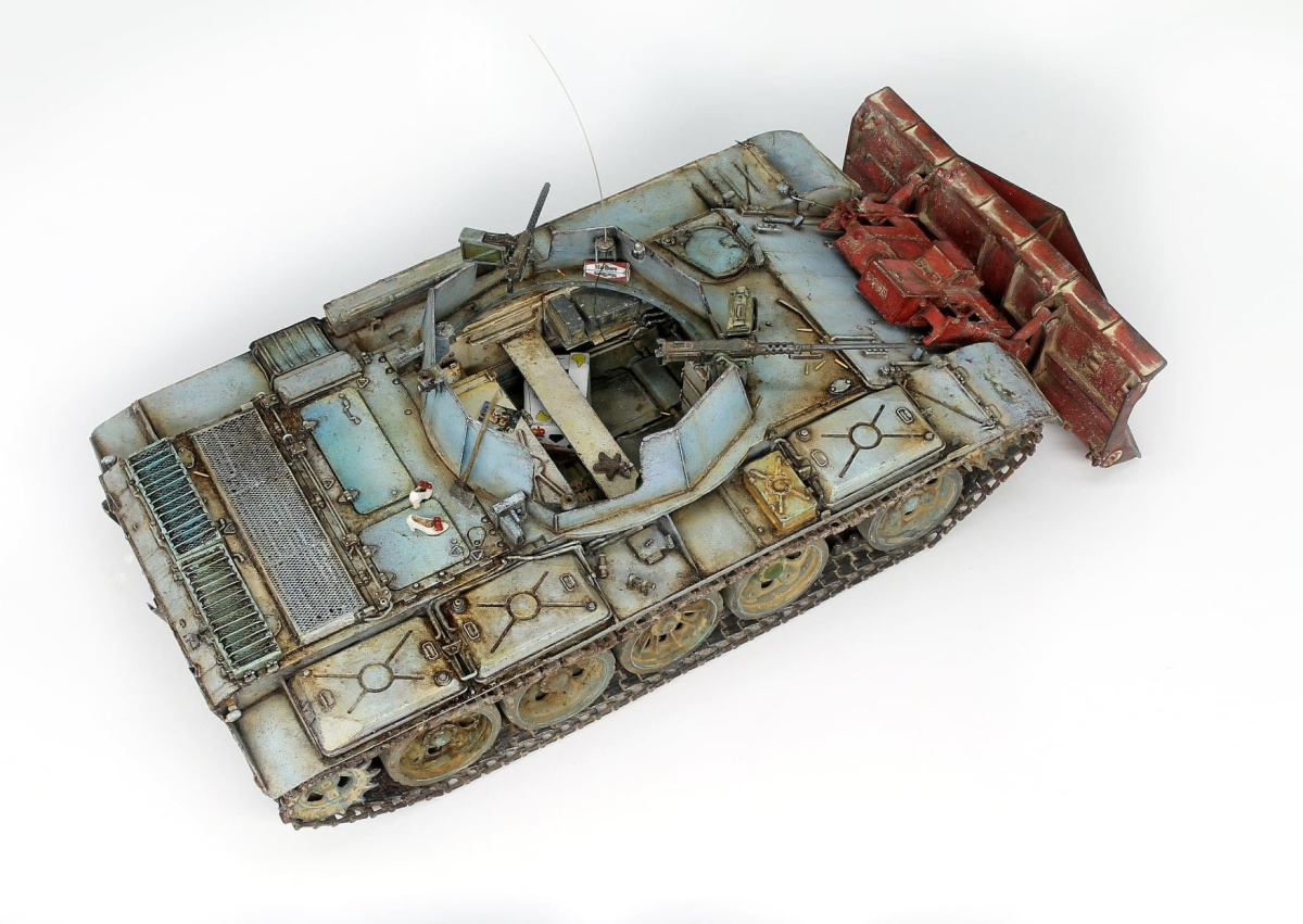 Zdjęcie dodatkowe produktu Sla Apc T-54 W/dozer Blade. Interior Kit 1:35 MiniArt 37028