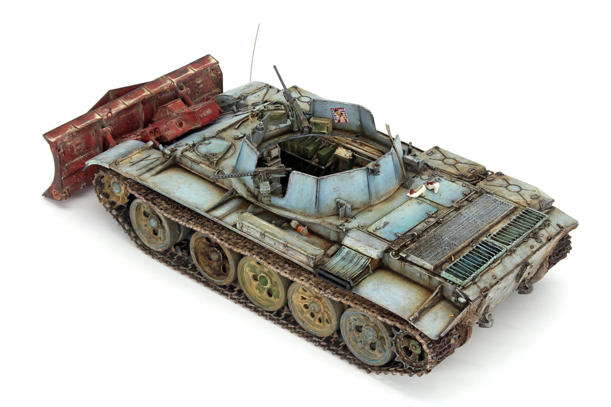 Zdjęcie dodatkowe produktu Sla Apc T-54 W/dozer Blade. Interior Kit 1:35 MiniArt 37028