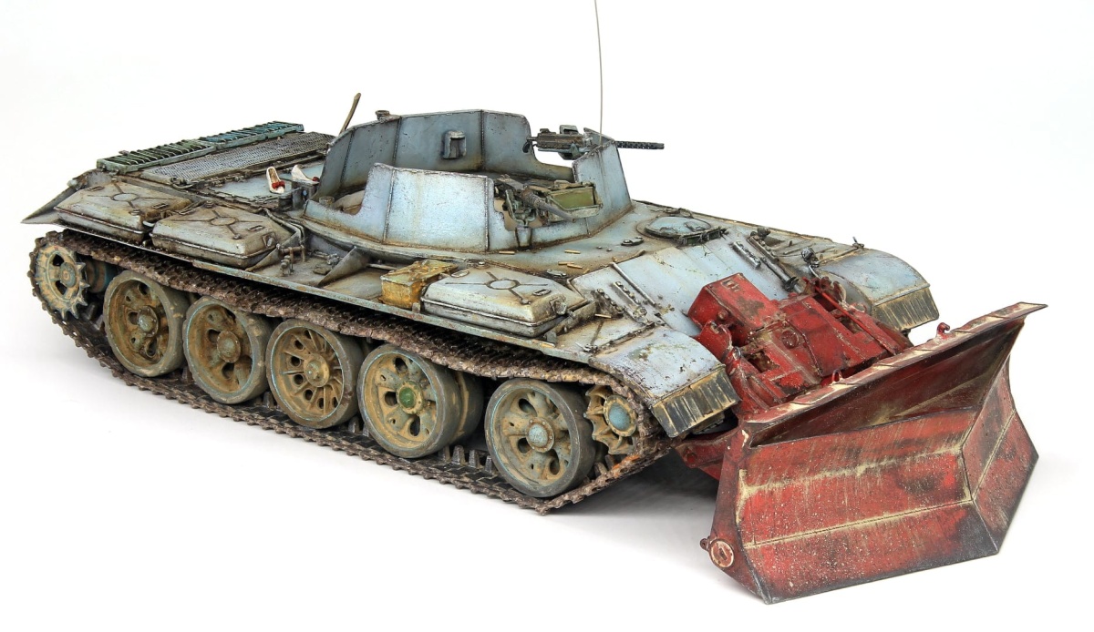 Zdjęcie dodatkowe produktu Sla Apc T-54 W/dozer Blade. Interior Kit 1:35 MiniArt 37028