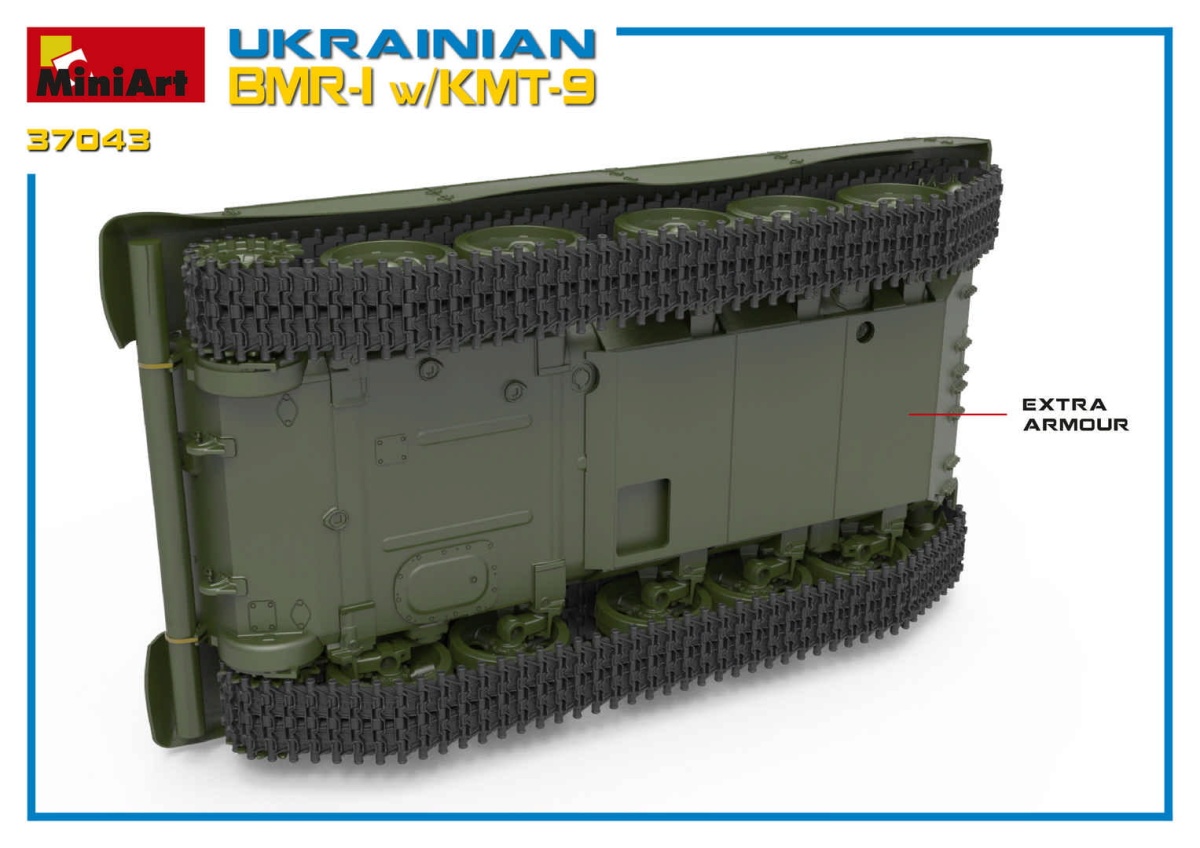 Zdjęcie dodatkowe produktu Ukrainian Bmr-1 W/kmt-9 1:35 MiniArt 37043