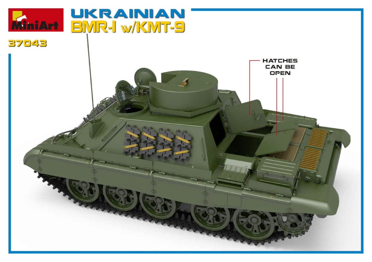 Zdjęcie dodatkowe produktu Ukrainian Bmr-1 W/kmt-9 1:35 MiniArt 37043