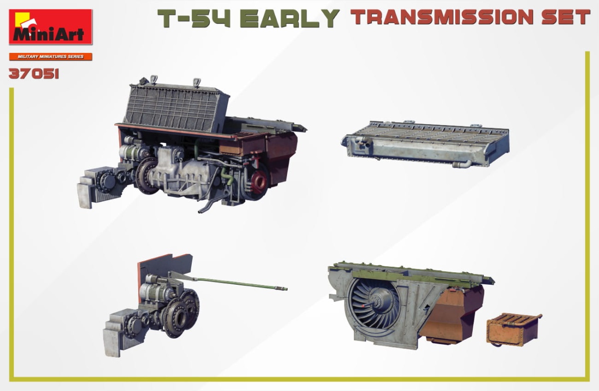 Zdjęcie dodatkowe produktu T-54 Early Transmission Set 1:35 MiniArt 37051