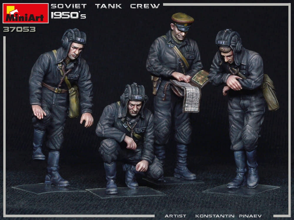 Zdjęcie dodatkowe produktu Soviet Tank Crew 1950s 1:35 MiniArt 37053