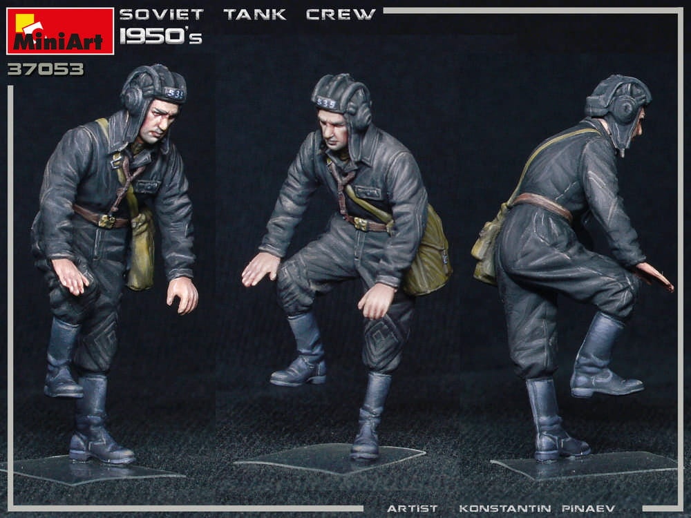 Zdjęcie dodatkowe produktu Soviet Tank Crew 1950s 1:35 MiniArt 37053