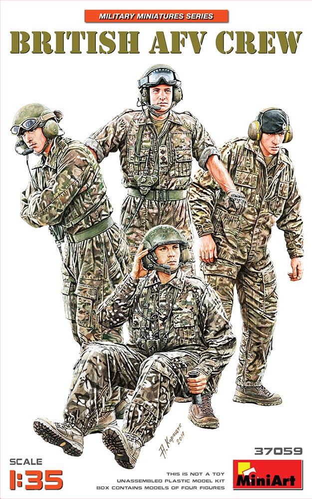 Zdjęcie główne produktu British Afv Crew 1:35 MiniArt 37059