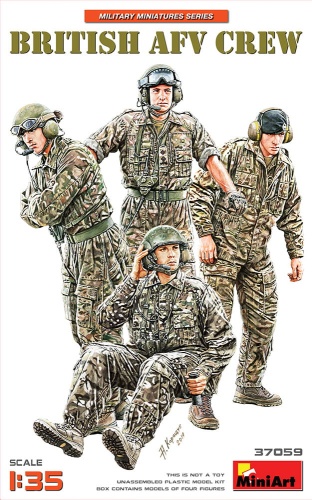 British Afv Crew 1:35 MiniArt 37059