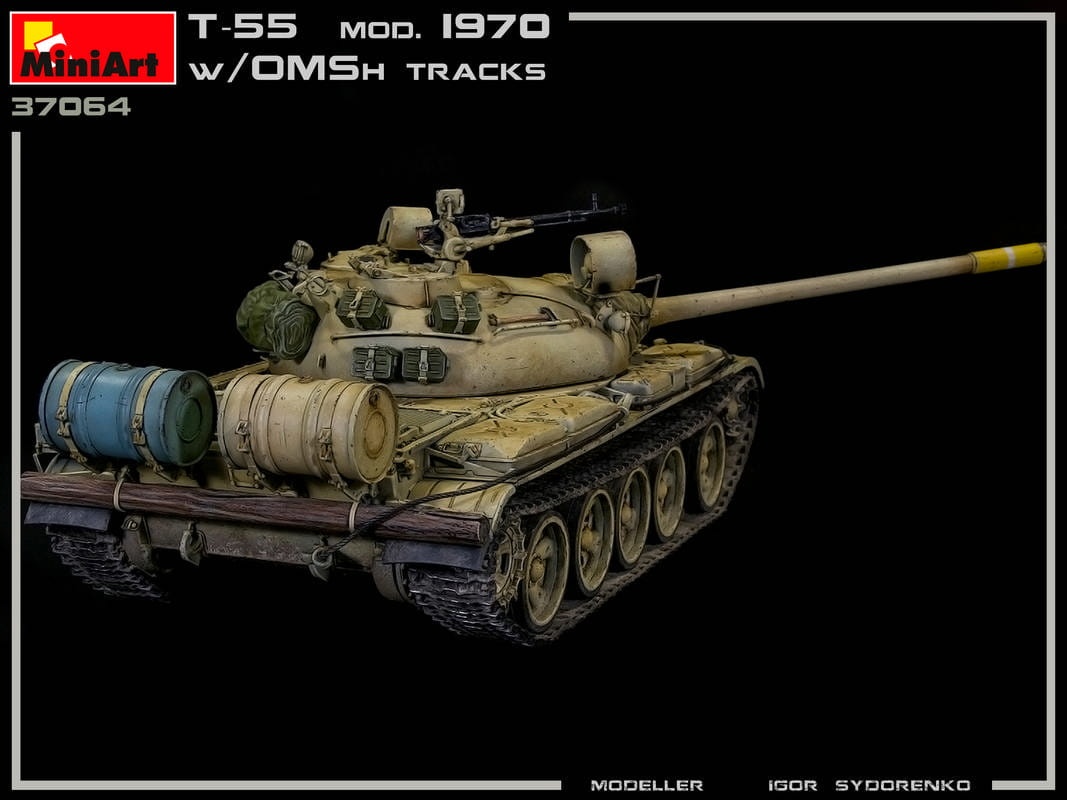 Zdjęcie dodatkowe produktu T-55 Mod. 1970 With Omsh Tracks 1:35 MiniArt 37064