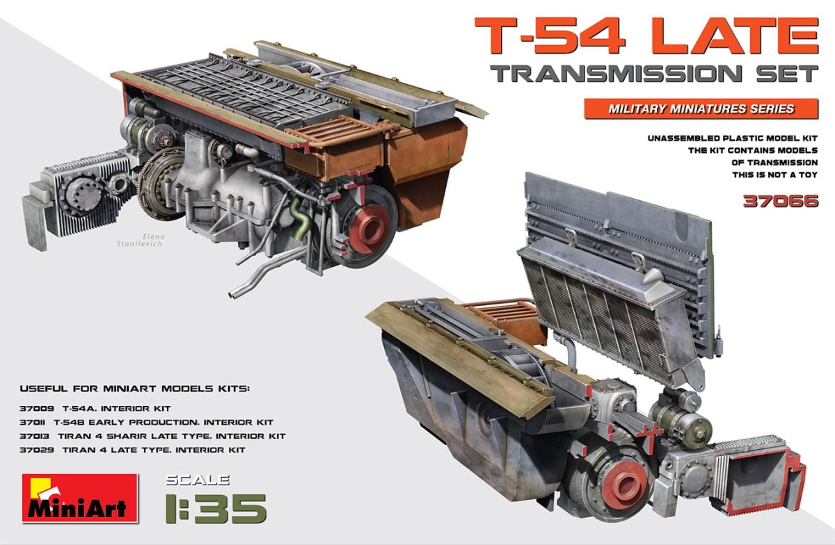 Zdjęcie główne produktu T-54 Late Transmission Set 1:35 MiniArt 37066