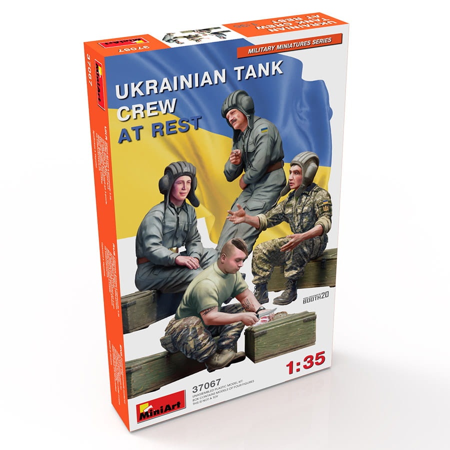 Zdjęcie dodatkowe produktu Ukrainian Tank Crew At Rest 1:35 MiniArt 37067
