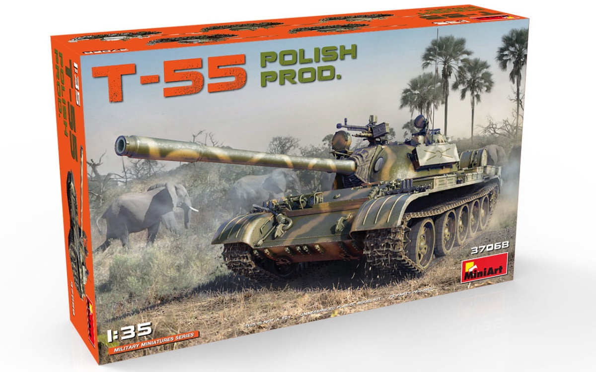 Zdjęcie dodatkowe produktu T-55 Polish Production 1:35 MiniArt 37068