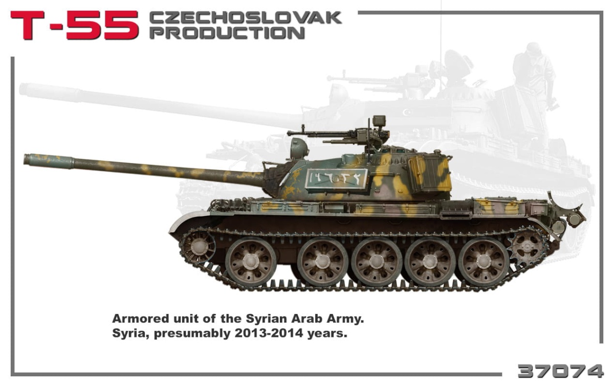 Zdjęcie dodatkowe produktu T-55 Czechoslovak Production 1:35 MiniArt 37074