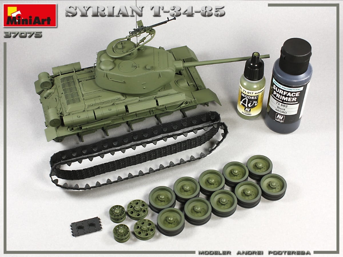Zdjęcie dodatkowe produktu Syrian T-34/85 1:35 MiniArt 37075