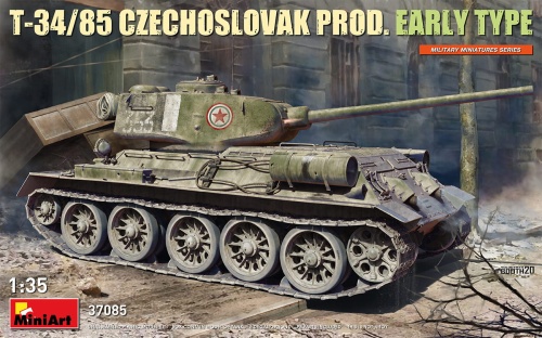T-34/85 Czechoslovak Prod. Early Type 1:35 MiniArt 37085