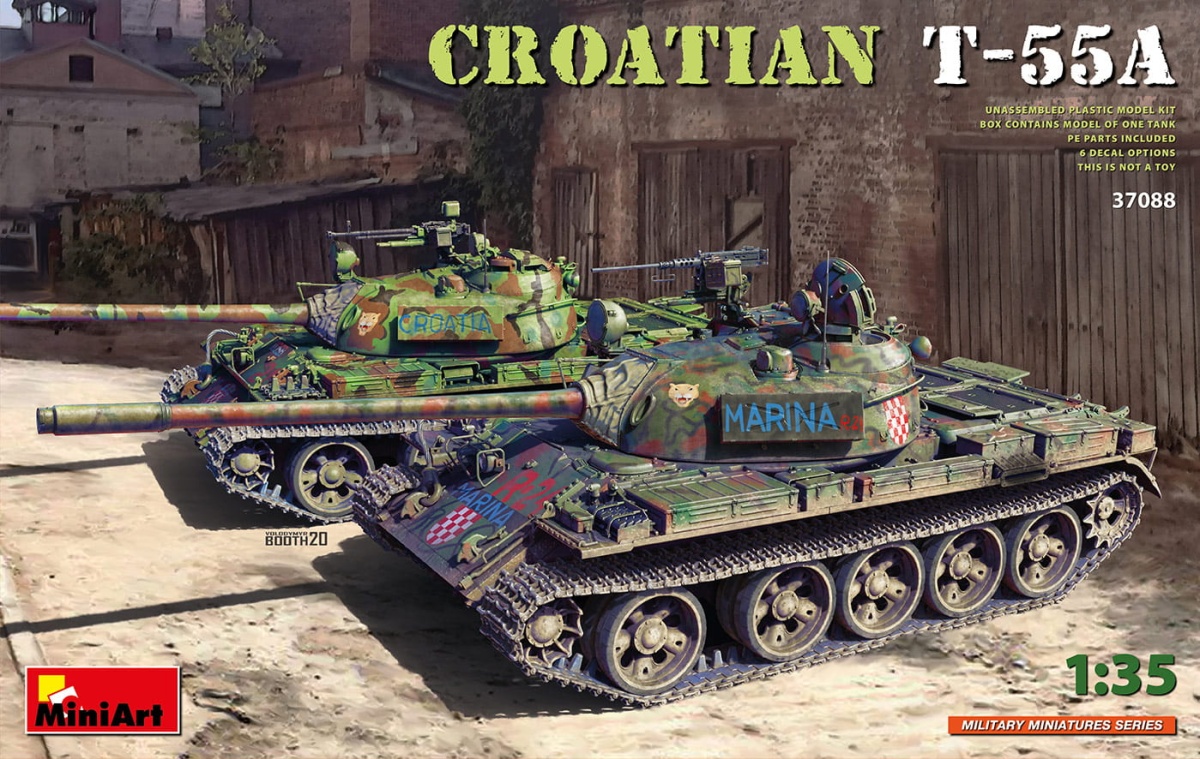 Zdjęcie główne produktu Croatian T-55a 1:35 MiniArt 37088