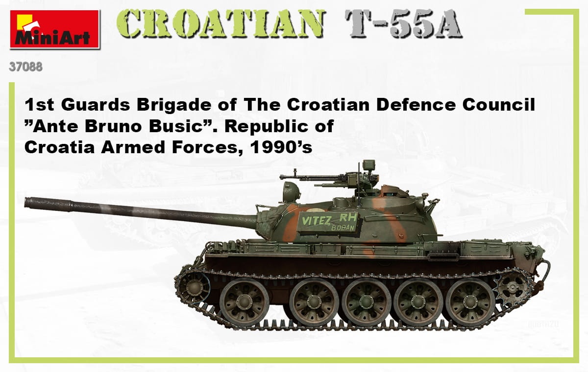 Zdjęcie dodatkowe produktu Croatian T-55a 1:35 MiniArt 37088
