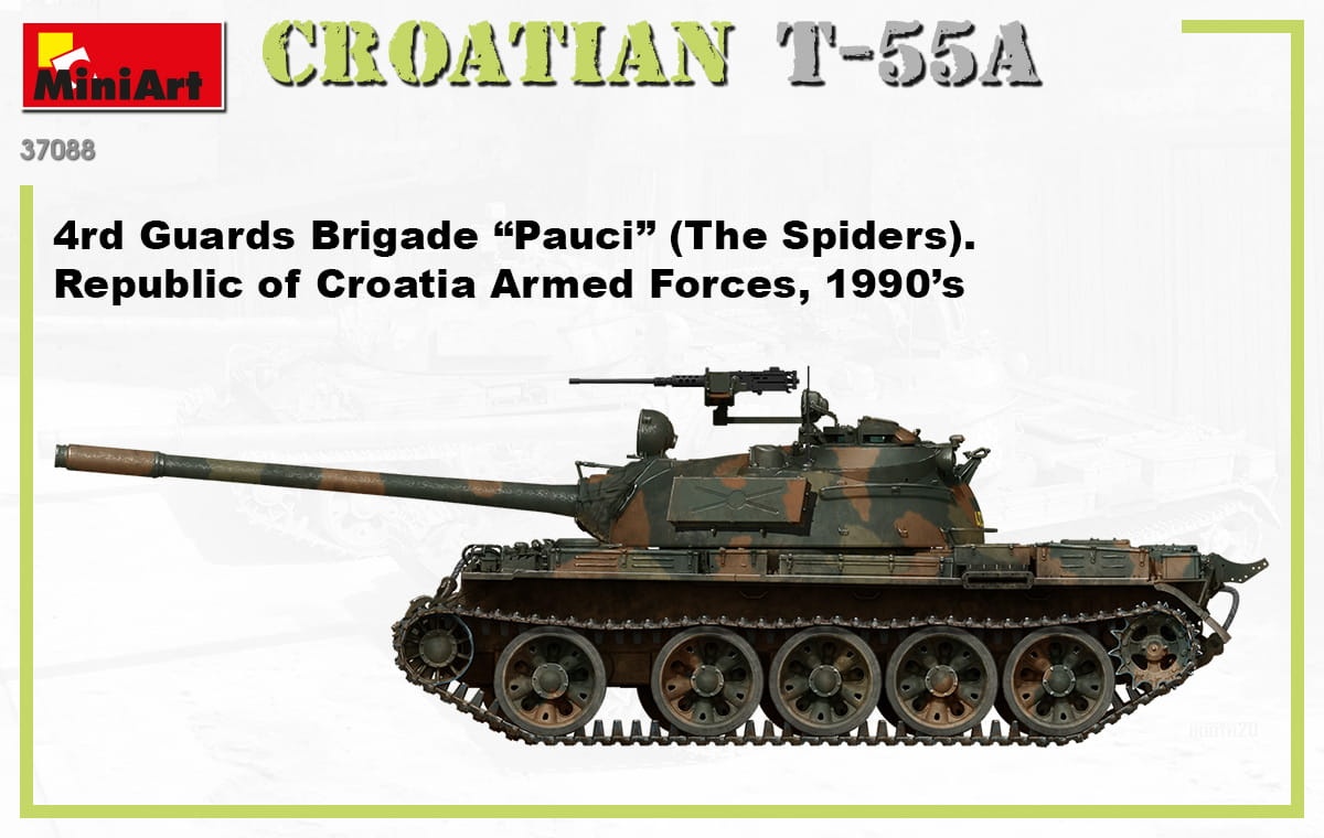 Zdjęcie dodatkowe produktu Croatian T-55a 1:35 MiniArt 37088
