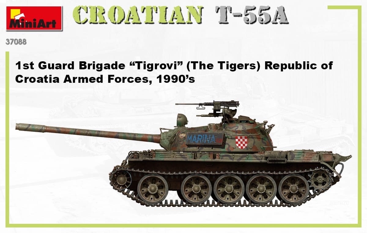 Zdjęcie dodatkowe produktu Croatian T-55a 1:35 MiniArt 37088