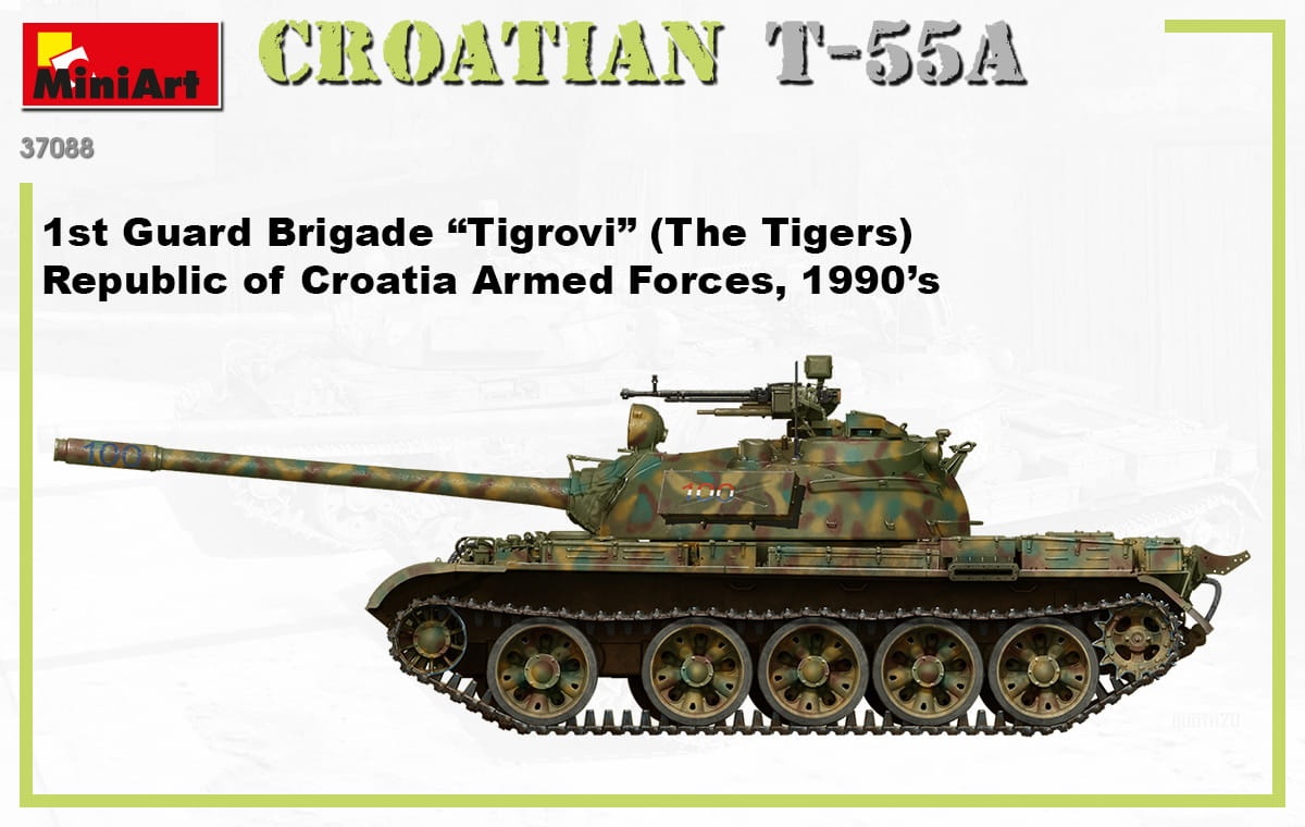 Zdjęcie dodatkowe produktu Croatian T-55a 1:35 MiniArt 37088