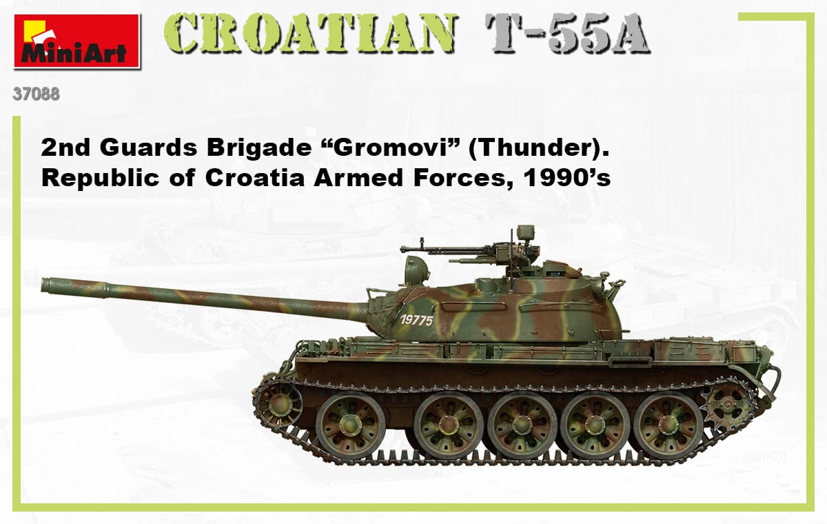 Zdjęcie dodatkowe produktu Croatian T-55a 1:35 MiniArt 37088
