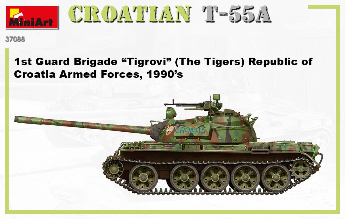 Zdjęcie dodatkowe produktu Croatian T-55a 1:35 MiniArt 37088