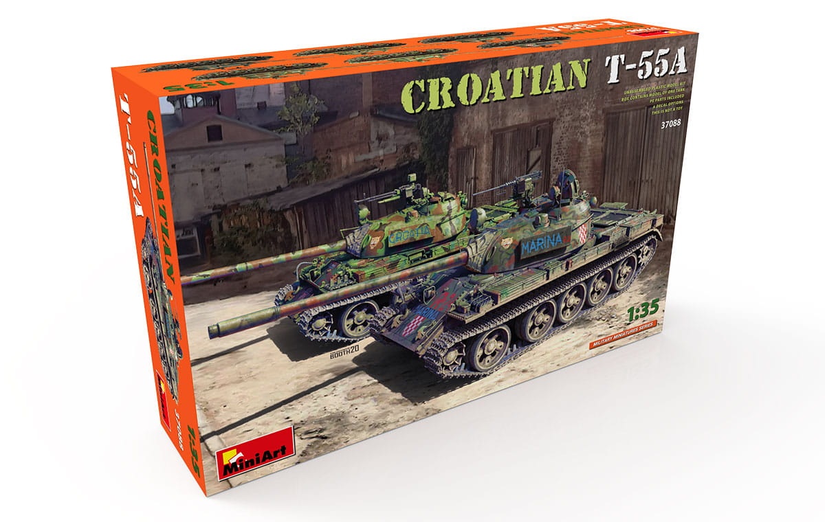 Zdjęcie dodatkowe produktu Croatian T-55a 1:35 MiniArt 37088