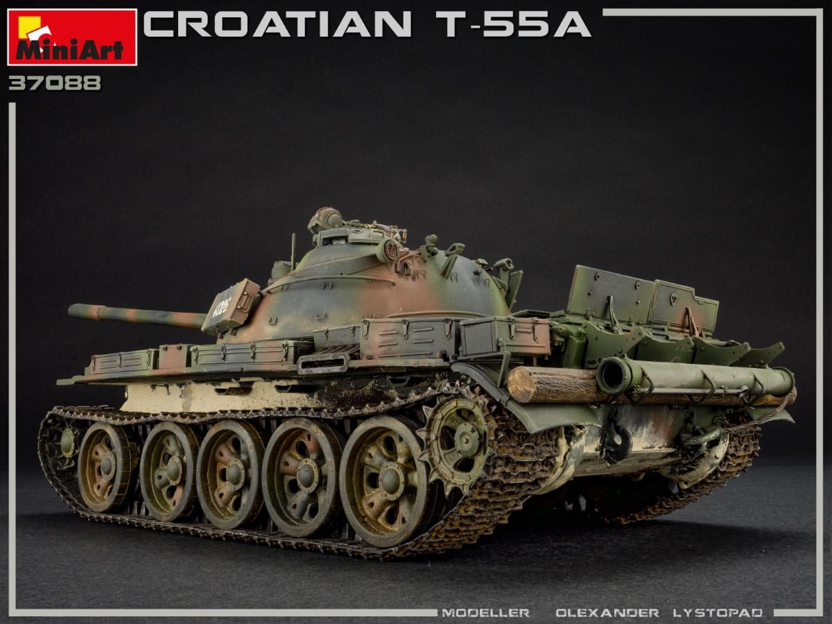 Zdjęcie dodatkowe produktu Croatian T-55a 1:35 MiniArt 37088