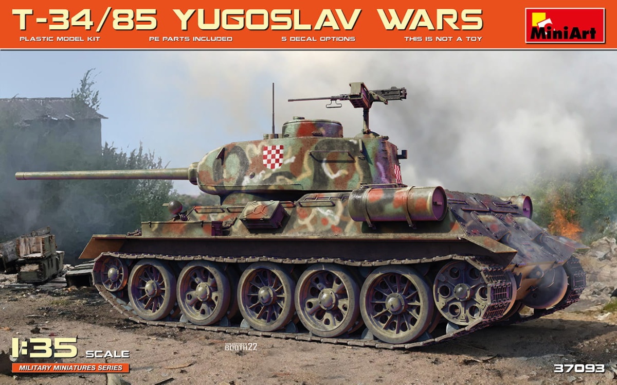 Zdjęcie główne produktu T-34/85 Yugoslav Wars 1:35 MiniArt 37093