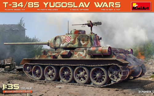 T-34/85 Yugoslav Wars 1:35 MiniArt 37093