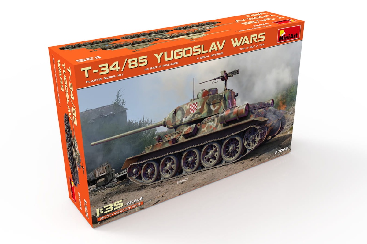 Zdjęcie dodatkowe produktu T-34/85 Yugoslav Wars 1:35 MiniArt 37093