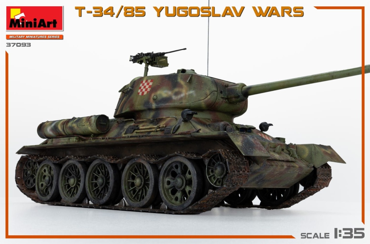 Zdjęcie dodatkowe produktu T-34/85 Yugoslav Wars 1:35 MiniArt 37093